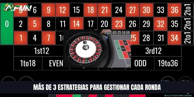 Más de 3 estrategias para gestionar cada ronda