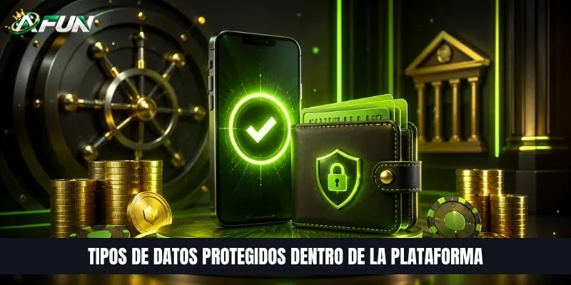 Tipos de datos protegidos dentro de la plataforma
