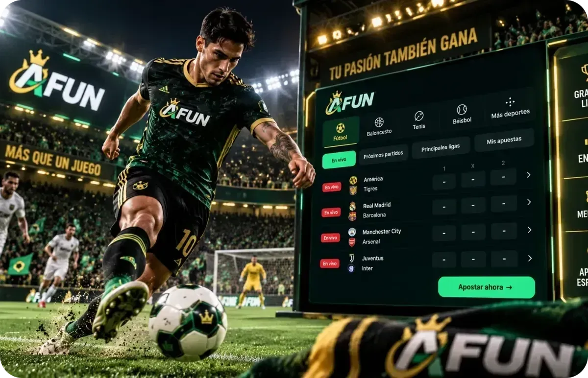 Apuestas deportivas y fútbol en AFUN